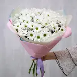 Букет из 15 хризантем Бакарди в стильной упаковке, фото 2