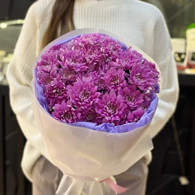 Букет "Черничное суфле" M